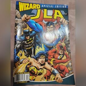 Vintage Wizard Special Publication/Edition (Lot of 2 magazines) Superman and JLA